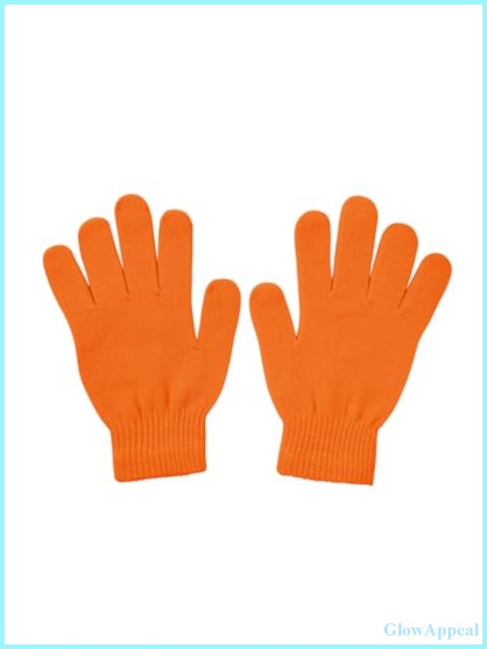 Full Finger Knit Winter Gloves Women Men Warm Stretchy